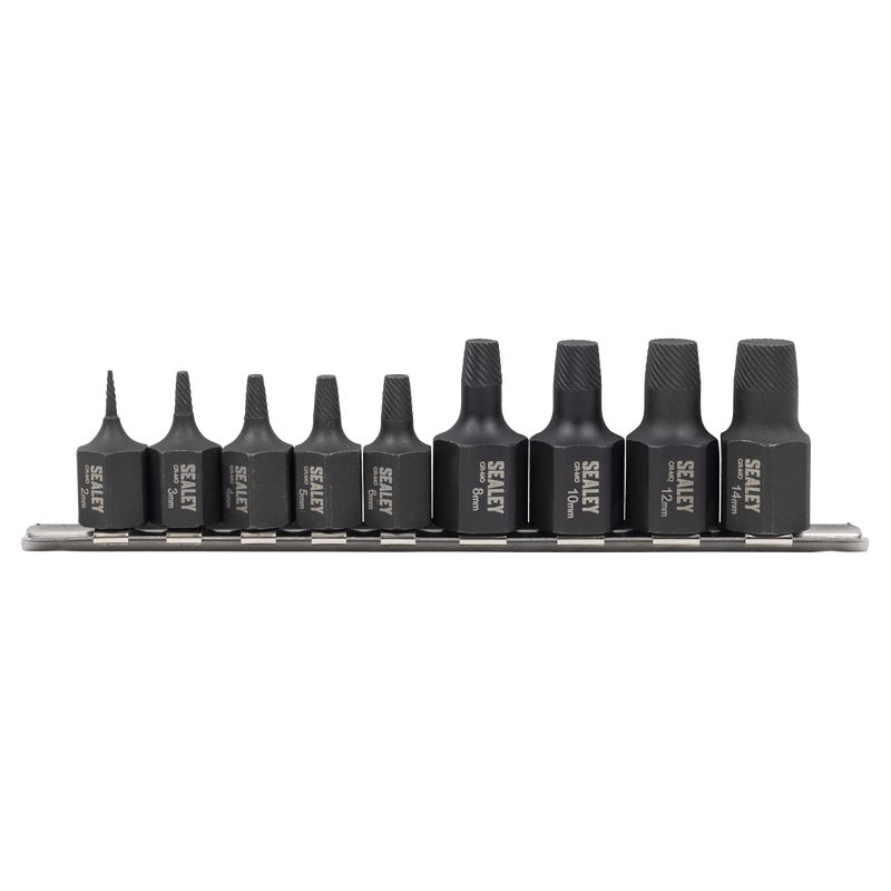 Sealey AK7222 Stud Extractor Set 9pc - AK7222 - Sealey Tools UK - Trade Counter Direct
