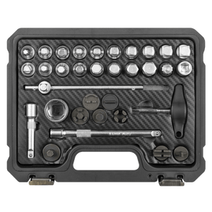 Sealey AK758 Master Oil Drain Plug Removal Kit 33pc - AK758 - Sealey Tools UK - Trade Counter Direct