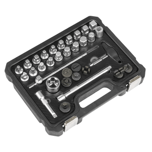 Sealey AK758 Master Oil Drain Plug Removal Kit 33pc - AK758 - Sealey Tools UK - Trade Counter Direct