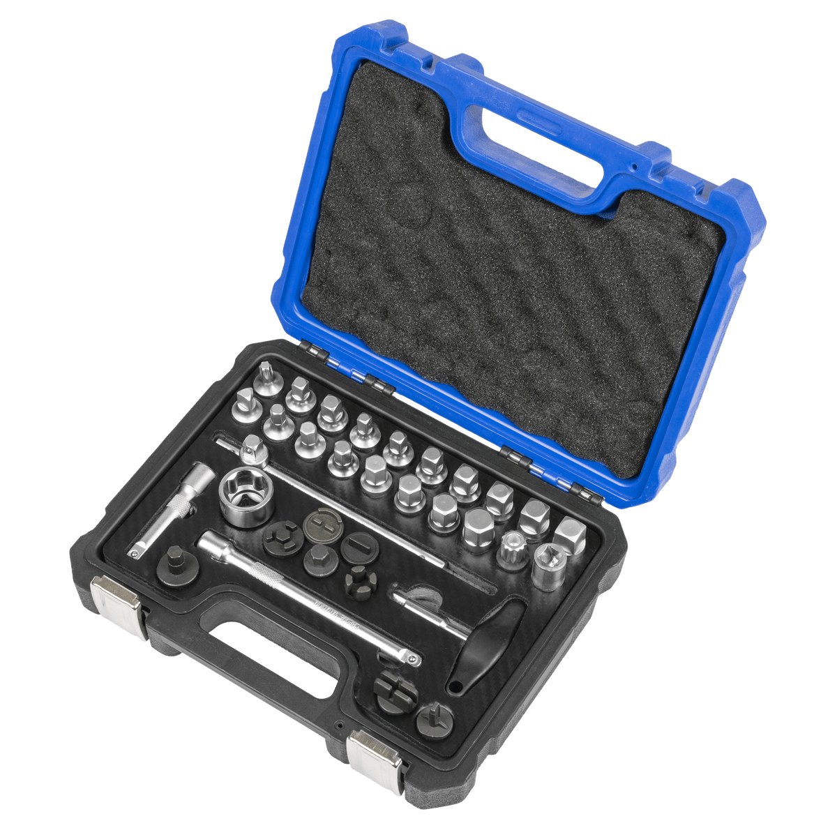 Sealey AK758 Master Oil Drain Plug Removal Kit 33pc - AK758 - Sealey Tools UK - Trade Counter Direct