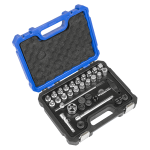 Sealey AK758 Master Oil Drain Plug Removal Kit 33pc - AK758 - Sealey Tools UK - Trade Counter Direct