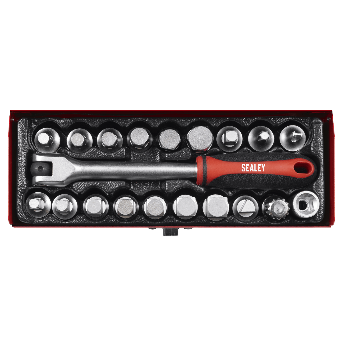 Sealey AK759 Oil Drain Plug Key Set 3/8"Sq Drive 20pc - AK759 - Sealey Tools UK - Trade Counter Direct