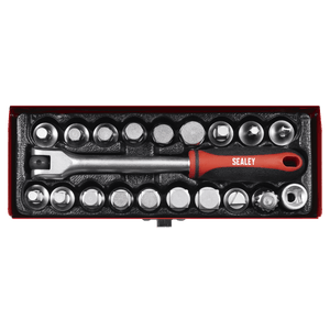 Sealey AK759 Oil Drain Plug Key Set 3/8"Sq Drive 20pc - AK759 - Sealey Tools UK - Trade Counter Direct