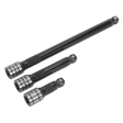 Sealey AK7692 Wobble/Rigid Extension Bar Set 3pc 1/2"Sq Drive Black Series - AK7692 - Sealey Tools UK - Trade Counter Direct