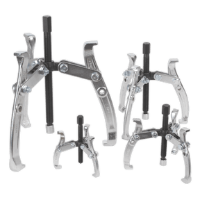 Sealey AK79 Reversible Triple Leg Puller Set 4pc - AK79 - Sealey Tools UK - Trade Counter Direct