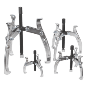 Sealey AK79 Reversible Triple Leg Puller Set 4pc - AK79 - Sealey Tools UK - Trade Counter Direct