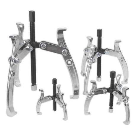 Sealey AK79 Reversible Triple Leg Puller Set 4pc - AK79 - Sealey Tools UK - Trade Counter Direct