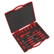 Sealey AK7941 Insulated Socket Set 20pc 1/2"Sq Drive WallDrive® VDE Approved - AK7941 - Sealey Tools UK - Trade Counter Direct