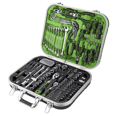 Sealey AK7980HV Mechanic's Tool Kit 144pc Hi - Vis Green - AK7980HV - Sealey Tools UK - Trade Counter Direct