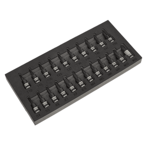 Sealey AK7985 TRX - Star*/Hex/Spline Socket Bit Set 22pc 3/8"Sq Drive Black Series - AK7985 - Sealey Tools UK - Trade Counter Direct