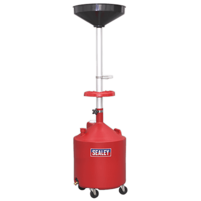 Sealey AK80D Mobile Oil Drainer 80L Gravity Discharge - AK80D - Sealey Tools UK - Trade Counter Direct