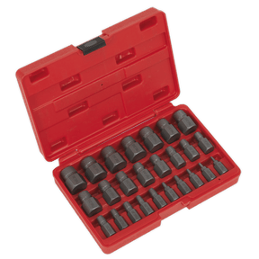 Sealey AK8182 Multi - Spline Screw Extractor Set 25pc - AK8182 - Sealey Tools UK - Trade Counter Direct