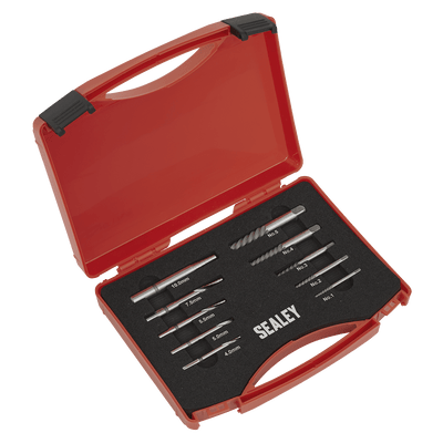 Sealey AK8187 Step Drill Screw/Bolt Extractor Set 10pc - AK8187 - Sealey Tools UK - Trade Counter Direct