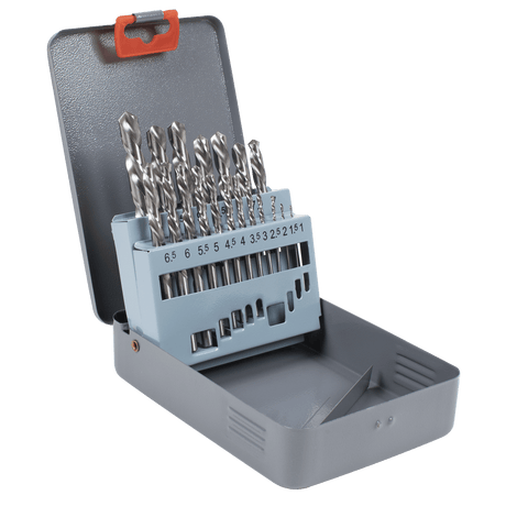 Sealey AK8190 19pc Left - Hand Spiral Drill Bit Set - AK8190 - Sealey Tools UK - Trade Counter Direct