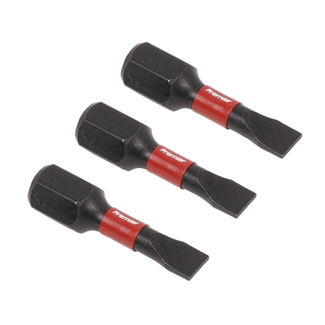 Sealey AK8201 Slotted 4.5mm Impact Power Tool Bits 25mm - 3pc - AK8201 - Sealey Tools UK - Trade Counter Direct
