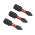 Sealey AK8204 Phillips 1 Impact Power Tool Bits 25mm - 3pc - AK8204 - Sealey Tools UK - Trade Counter Direct