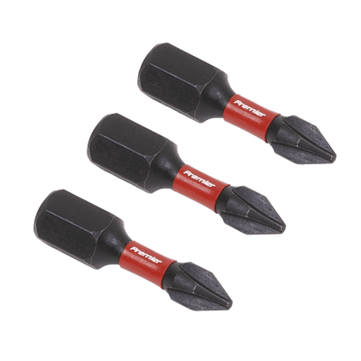 Sealey AK8204 Phillips 1 Impact Power Tool Bits 25mm - 3pc - AK8204 - Sealey Tools UK - Trade Counter Direct