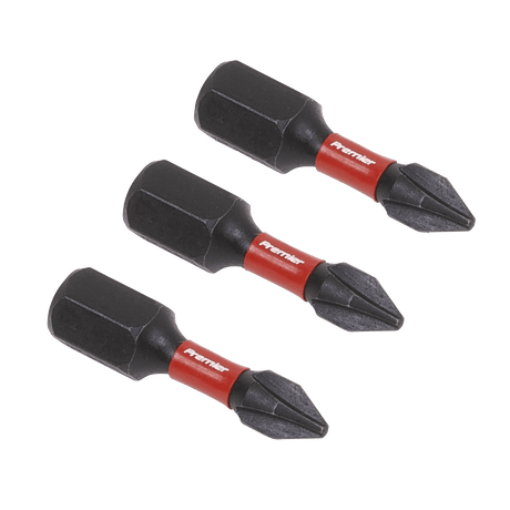 Sealey AK8204 Phillips 1 Impact Power Tool Bits 25mm - 3pc - AK8204 - Sealey Tools UK - Trade Counter Direct