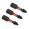 Sealey AK8207 Pozi 1 Impact Power Tool Bits 25mm - 3pc - AK8207 - Sealey Tools UK - Trade Counter Direct