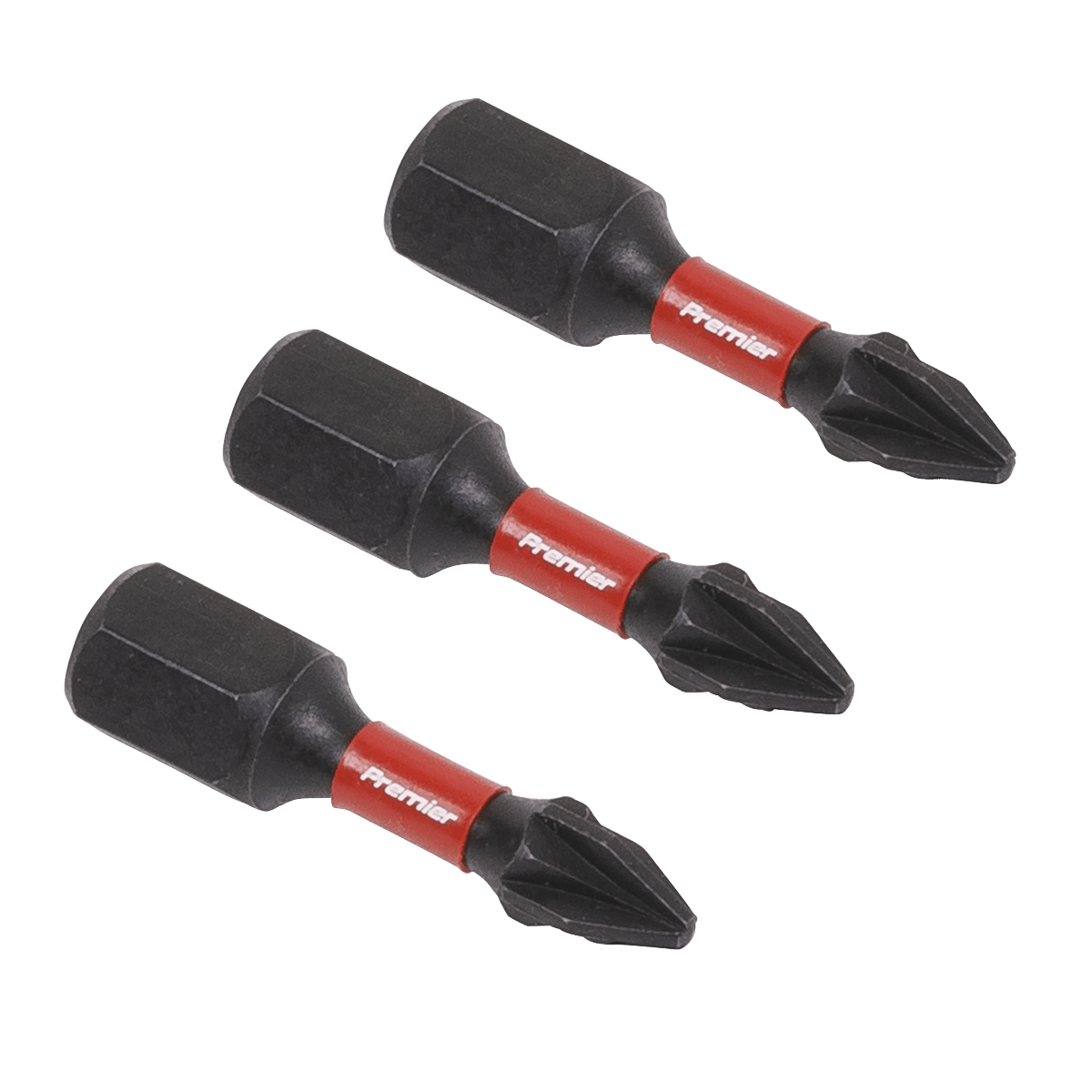 Sealey AK8207 Pozi 1 Impact Power Tool Bits 25mm - 3pc - AK8207 - Sealey Tools UK - Trade Counter Direct