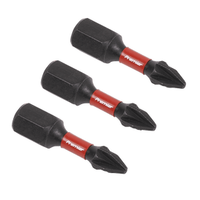 Sealey AK8207 Pozi 1 Impact Power Tool Bits 25mm - 3pc - AK8207 - Sealey Tools UK - Trade Counter Direct
