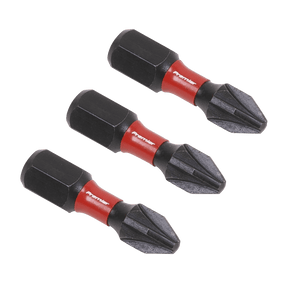 Sealey AK8208 Pozi 2 Impact Power Tool Bits 25mm - 3pc - AK8208 - Sealey Tools UK - Trade Counter Direct