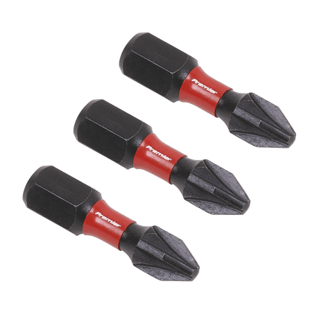 Sealey AK8208 Pozi 2 Impact Power Tool Bits 25mm - 3pc - AK8208 - Sealey Tools UK - Trade Counter Direct