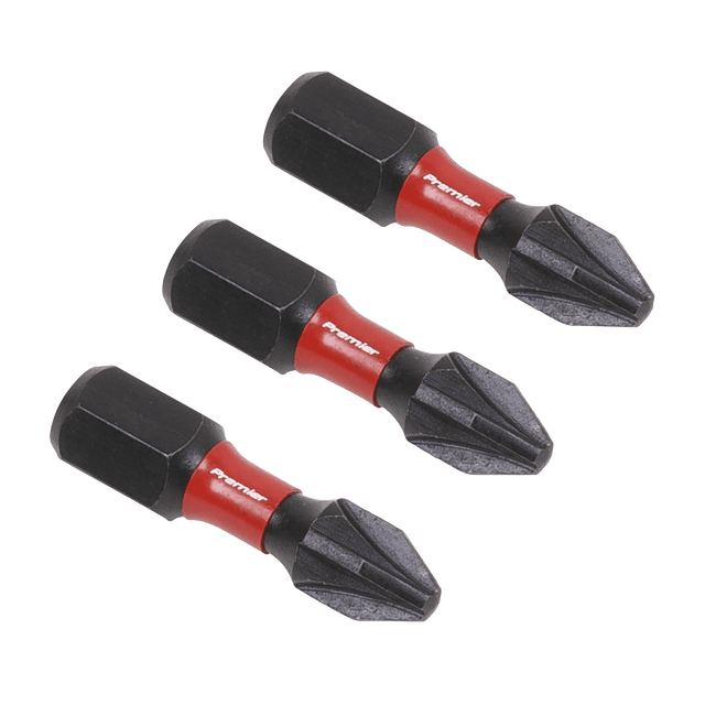 Sealey AK8208 Pozi 2 Impact Power Tool Bits 25mm - 3pc - AK8208 - Sealey Tools UK - Trade Counter Direct