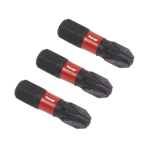 Sealey AK8209 Pozi 3 Impact Power Tool Bits 25mm - 3pc - AK8209 - Sealey Tools UK - Trade Counter Direct