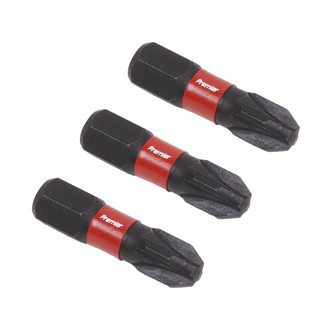 Sealey AK8209 Pozi 3 Impact Power Tool Bits 25mm - 3pc - AK8209 - Sealey Tools UK - Trade Counter Direct