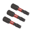Sealey AK8218 TRX - Star* T25 Impact Power Tool Bits 25mm - 3pc - AK8218 - Sealey Tools UK - Trade Counter Direct