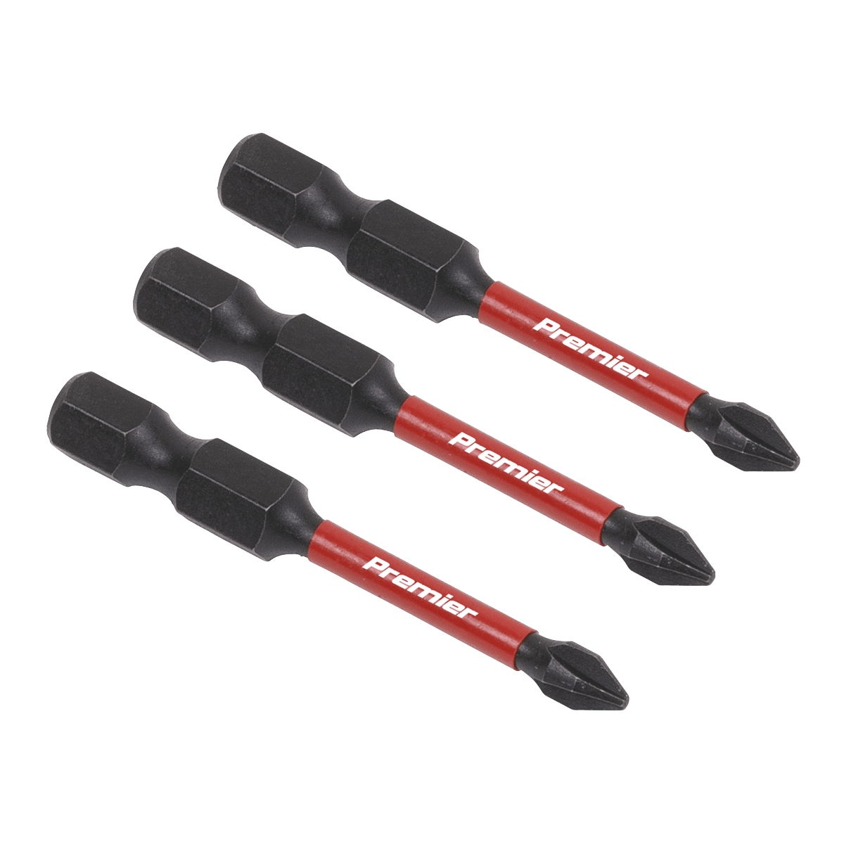 Sealey AK8229 Phillips 1 Impact Power Tool Bits 50mm - 3pc - AK8229 - Sealey Tools UK - Trade Counter Direct