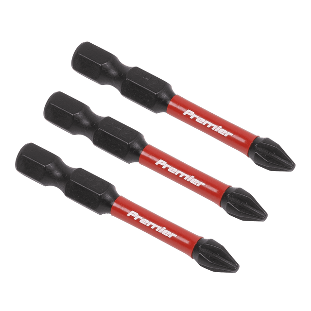 Sealey AK8230 Phillips 2 Impact Power Tool Bits 50mm - 3pc - AK8230 - Sealey Tools UK - Trade Counter Direct
