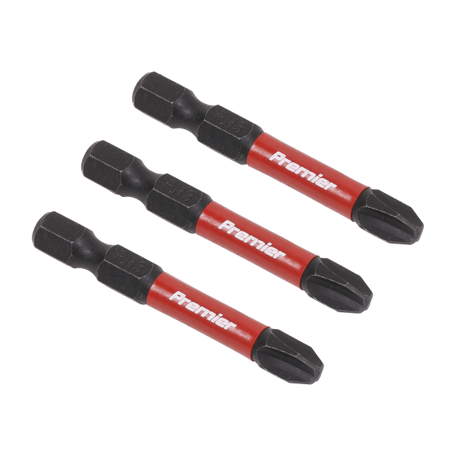 Sealey AK8231 Phillips 3 Impact Power Tool Bits 50mm - 3pc - AK8231 - Sealey Tools UK - Trade Counter Direct