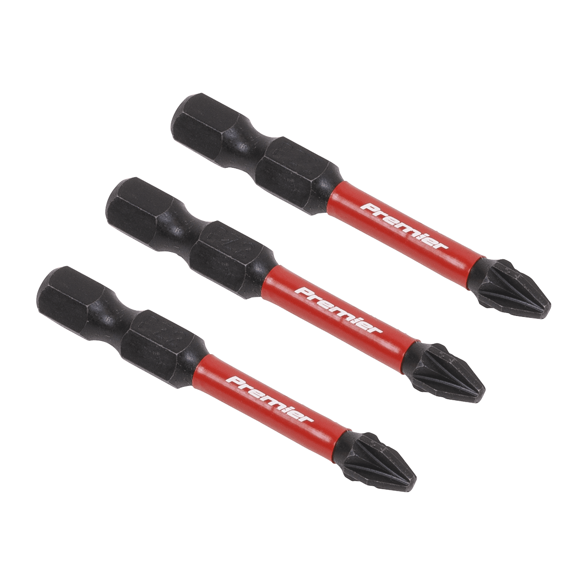 Sealey AK8233 Pozi 2 Impact Power Tool Bits 50mm - 3pc - AK8233 - Sealey Tools UK - Trade Counter Direct