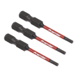 Sealey AK8235 Hex 2.5mm Impact Power Tool Bits 50mm - 3pc - AK8235 - Sealey Tools UK - Trade Counter Direct