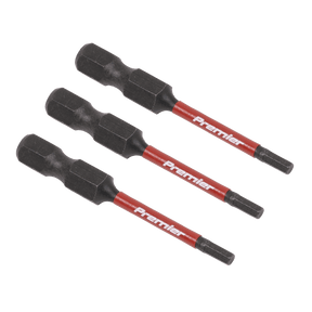 Sealey AK8235 Hex 2.5mm Impact Power Tool Bits 50mm - 3pc - AK8235 - Sealey Tools UK - Trade Counter Direct