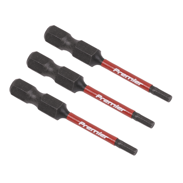 Sealey AK8235 Hex 2.5mm Impact Power Tool Bits 50mm - 3pc - AK8235 - Sealey Tools UK - Trade Counter Direct
