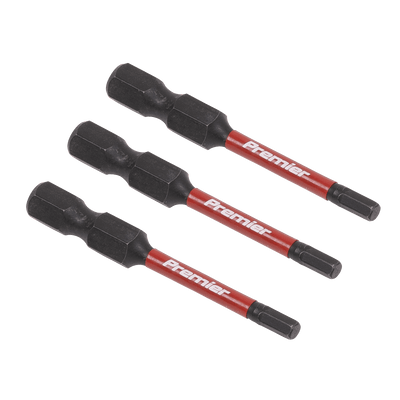 Sealey AK8236 Hex 3mm Impact Power Tool Bits 50mm - 3pc - AK8236 - Sealey Tools UK - Trade Counter Direct