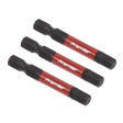 Sealey AK8239 Hex 6mm Impact Power Tool Bits 50mm - 3pc - AK8239 - Sealey Tools UK - Trade Counter Direct