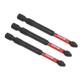 Sealey AK8255 Phillips 2 Impact Power Tool Bits 75mm - 3pc - AK8255 - Sealey Tools UK - Trade Counter Direct