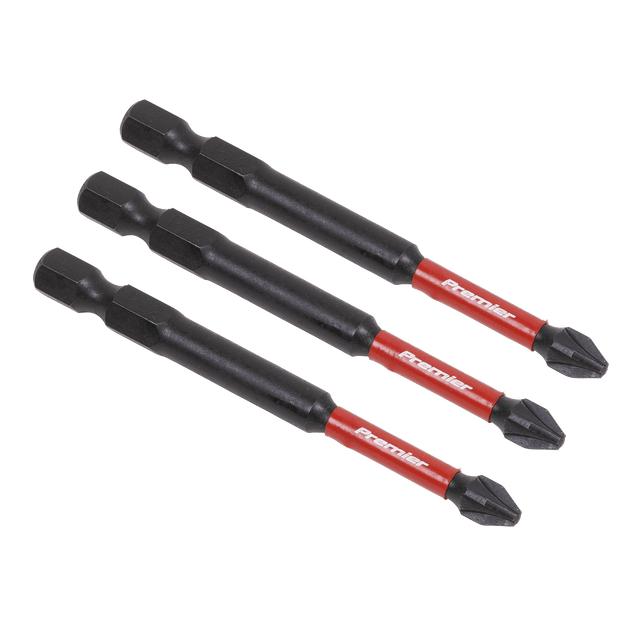 Sealey AK8258 Pozi 2 Impact Power Tool Bits 75mm - 3pc - AK8258 - Sealey Tools UK - Trade Counter Direct