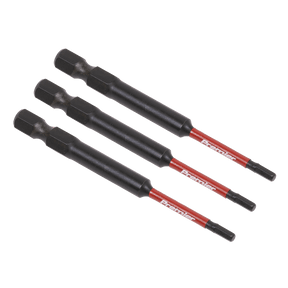 Sealey AK8260 Hex 2.5mm Impact Power Tool Bits 75mm - 3pc - AK8260 - Sealey Tools UK - Trade Counter Direct