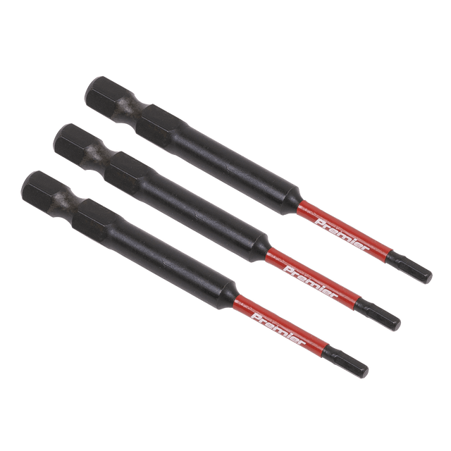 Sealey AK8260 Hex 2.5mm Impact Power Tool Bits 75mm - 3pc - AK8260 - Sealey Tools UK - Trade Counter Direct