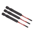 Sealey AK8265 TRX - Star* T10 Impact Power Tool Bits 75mm - 3pc - AK8265 - Sealey Tools UK - Trade Counter Direct