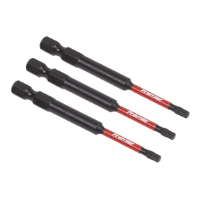 Sealey AK8266 TRX - Star* T15 Impact Power Tool Bits 75mm - 3pc - AK8266 - Sealey Tools UK - Trade Counter Direct