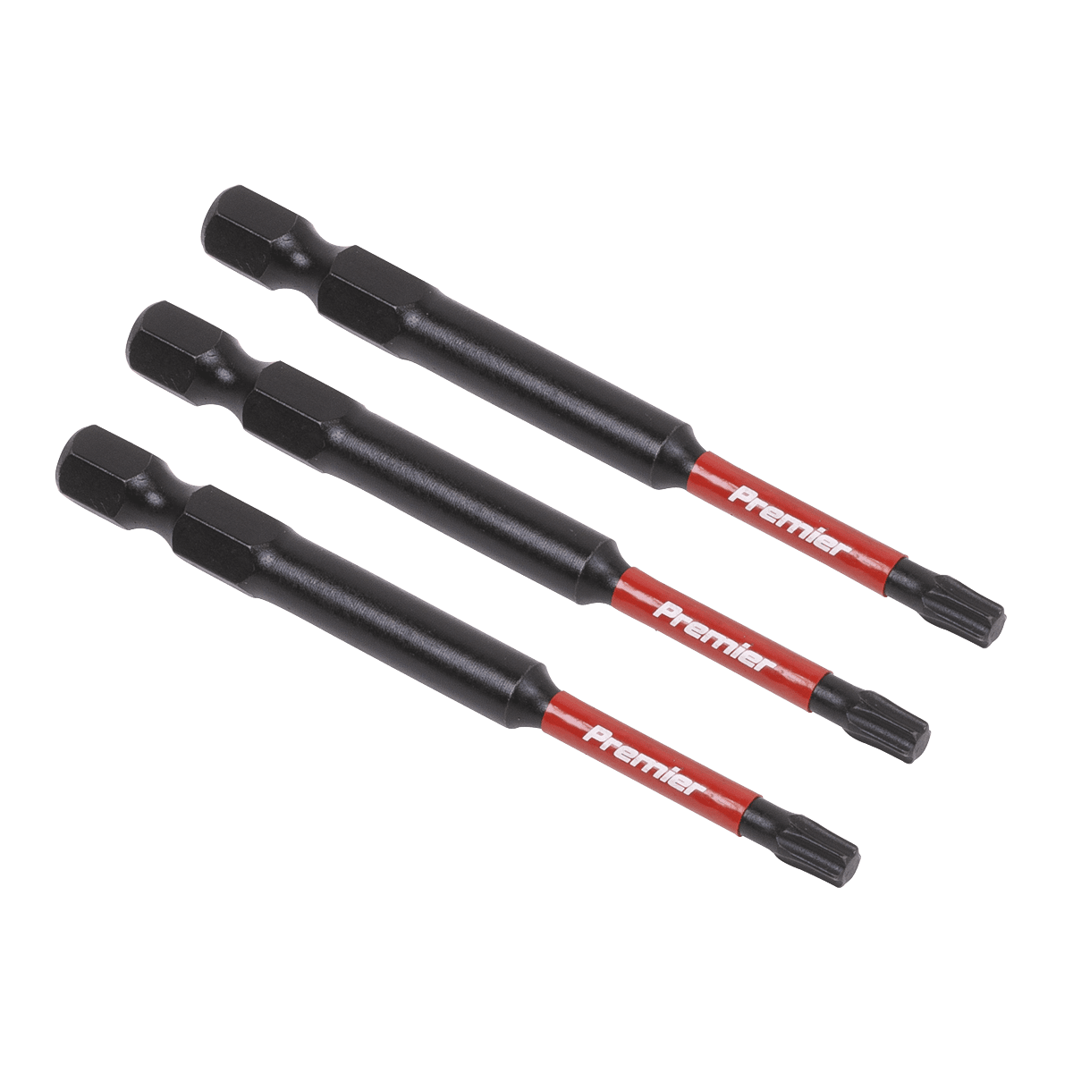 Sealey AK8267 TRX - Star* T20 Impact Power Tool Bits 75mm - 3pc - AK8267 - Sealey Tools UK - Trade Counter Direct