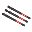 Sealey AK8270 TRX Star* T30 Impact Power Tool Bits 75mm - 3pc - AK8270 - Sealey Tools UK - Trade Counter Direct