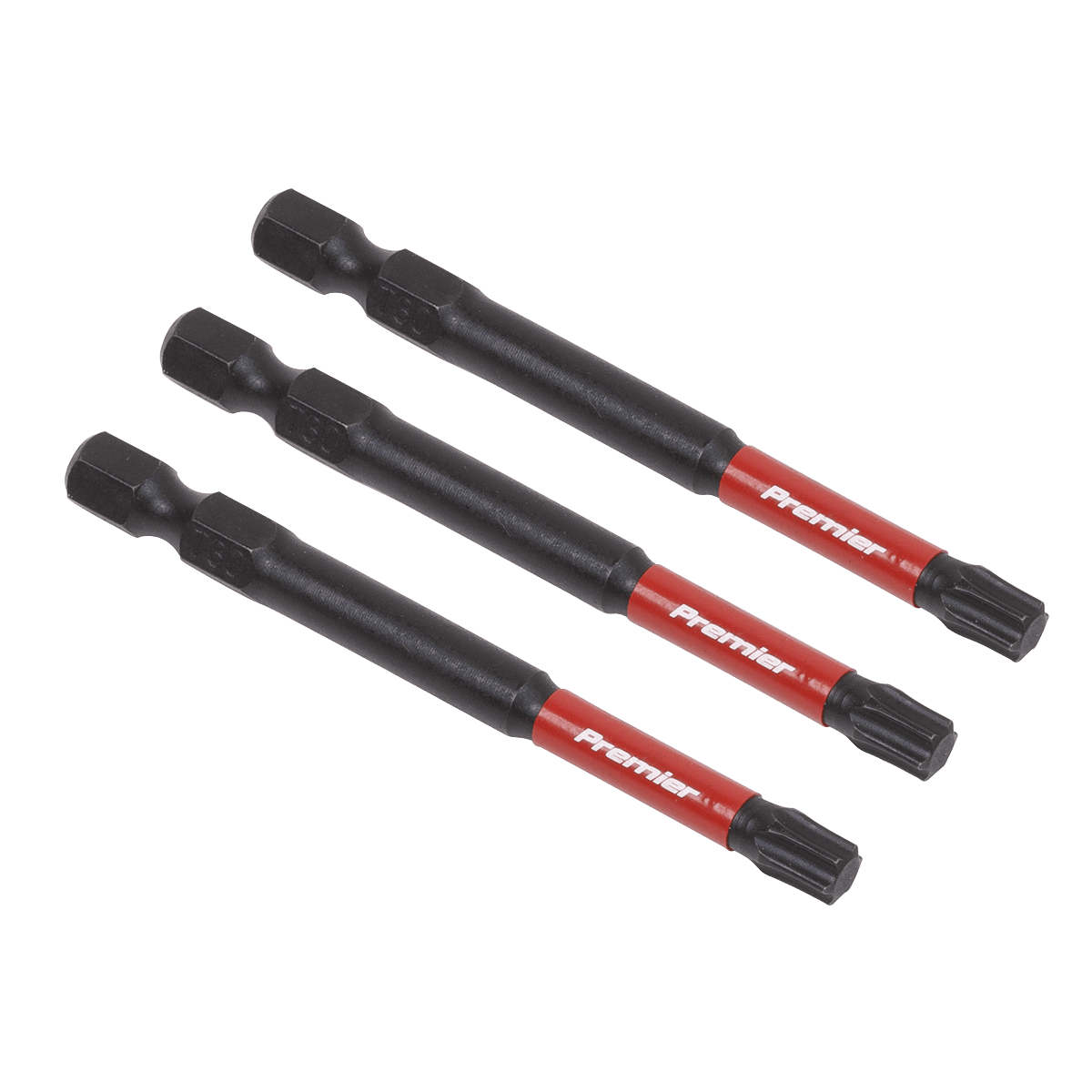 Sealey AK8270 TRX Star* T30 Impact Power Tool Bits 75mm - 3pc - AK8270 - Sealey Tools UK - Trade Counter Direct