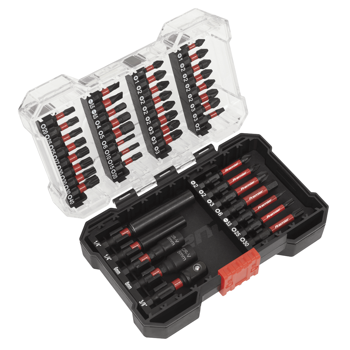 Sealey AK8280 Power Tool Bit Set 44pc Impact Grade - AK8280 - Sealey Tools UK - Trade Counter Direct